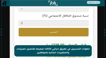 خطوات التسجيل في تطبيق «راتبي 2025» لمعرفة تفاصيل المرتبات والمتغيرات المالية للموظفين